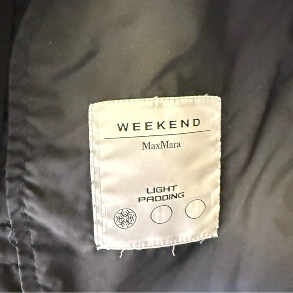 Weekend Max Mara Quilted Vest Light Padding Gray Size 38 (US 6) - Picture 5 of 7